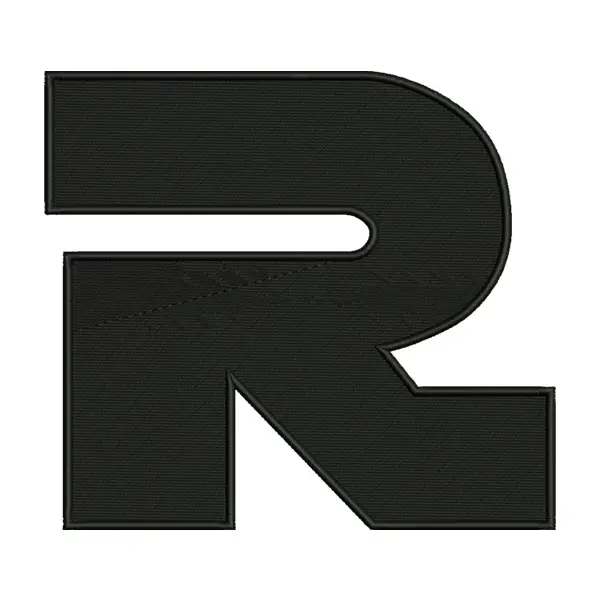 “R” Letter Embroidery Design – Star Wars Font Machine Embroidery File