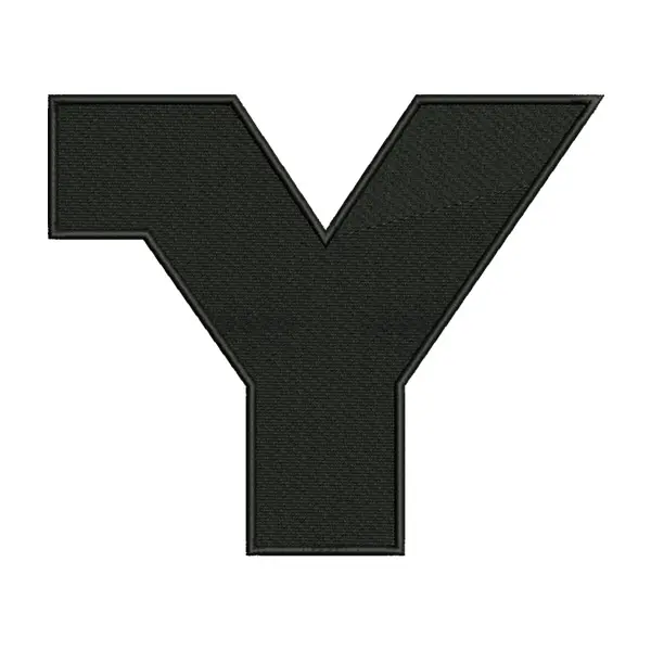Yeasty Y Letter Alphabet Star Wars Font Embroidery Design