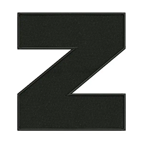 Zippy Z Letter Alphabet Star Wars Font Embroidery Design