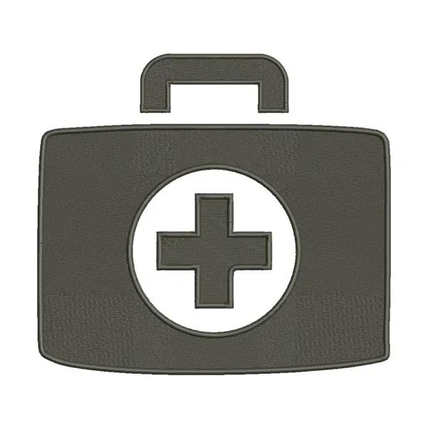 First Aid Kit Embroidery Design