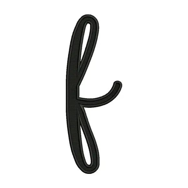 Lowercase Letter F Embroidery Design