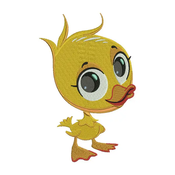Baby Duck Embroidery Design