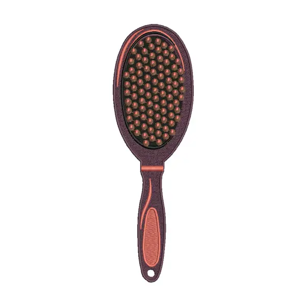 Hair Brush Embroidery Design