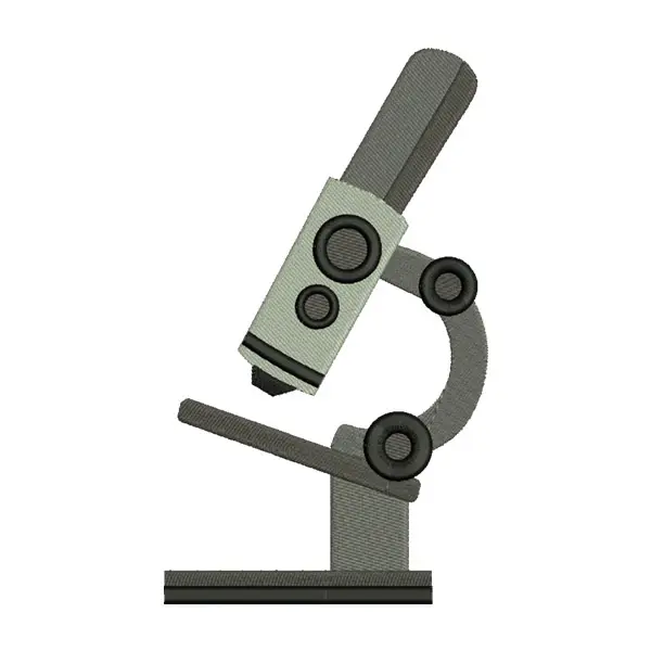 Microscope Embroidery Design – Science Lab Machine Embroidery File