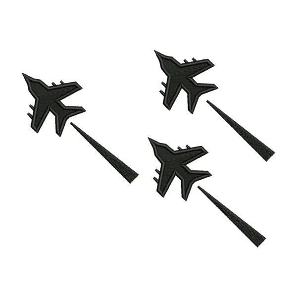 Fighter Planes Embroidery Design