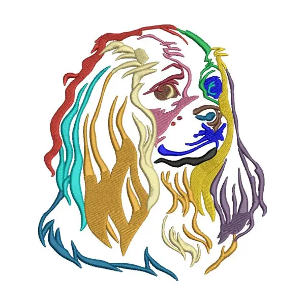 Cavalier King Charles Spaniel Embroidery Design