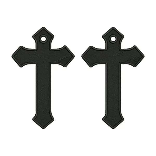 Christian Cross Embroidery Design