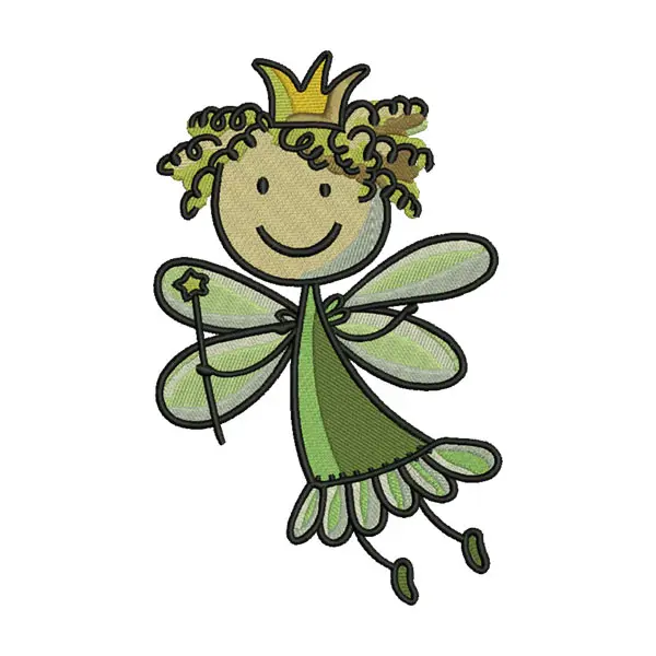 Cute Little Fairy Machine Embroidery File