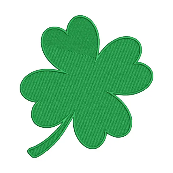 Four-Leaf Clover Embroidery Design
