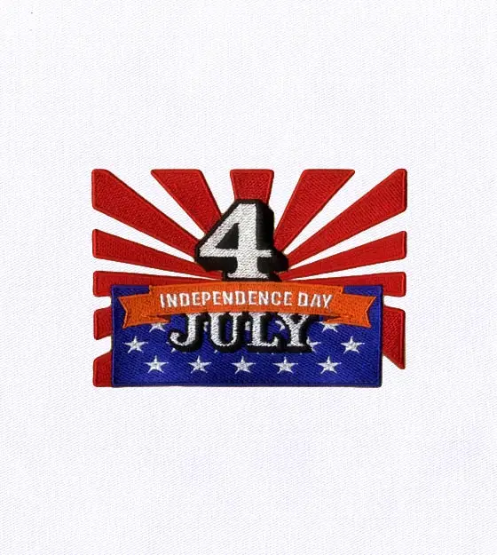 4th of July Embroidery Design – Independence