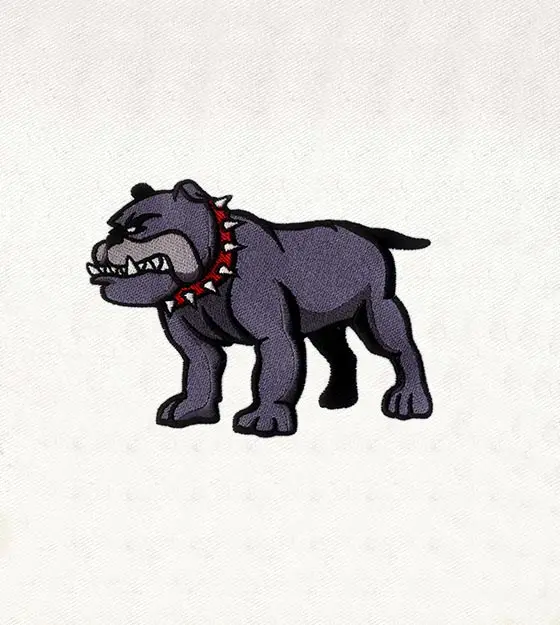 Old English Bulldog Embroidery Design