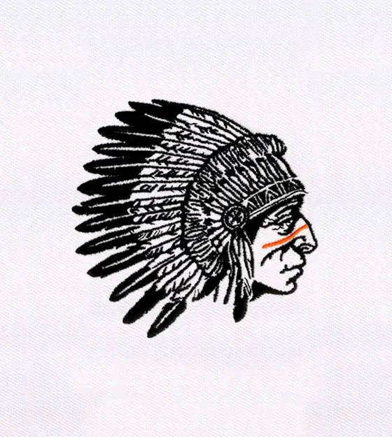 Native American Chief Embroidery Design