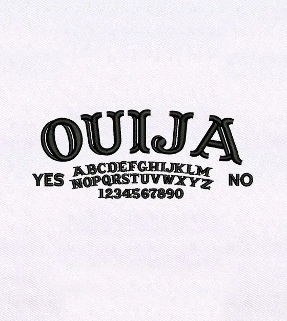 Ouija Board Embroidery Design