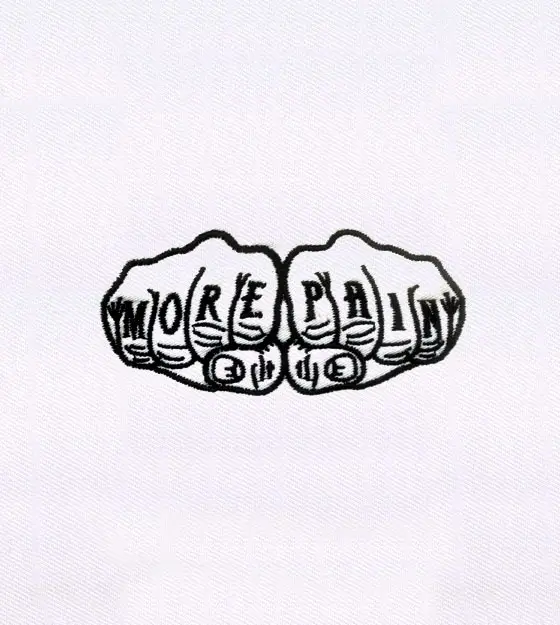 Double Fist Punch Embroidery Design