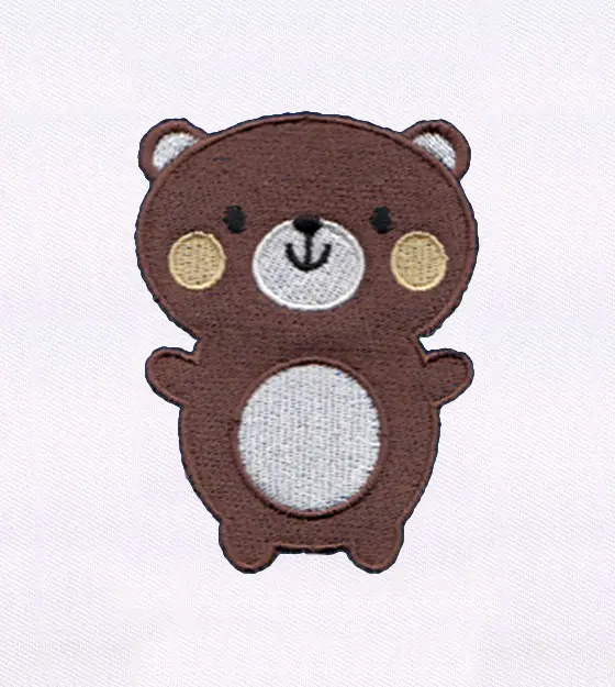 Cute Teddy Bear Embroidery Design