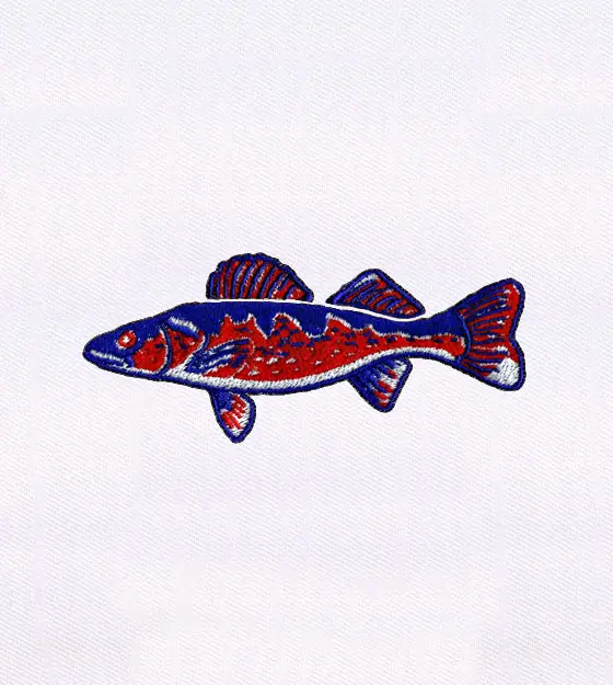 Colorful Fish Machine Embroidery File