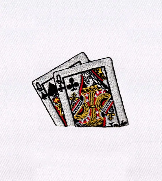 Queen Cards Embroidery Design