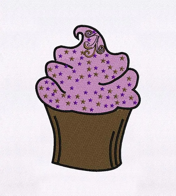 Sweet Cupcake Machine Embroidery File