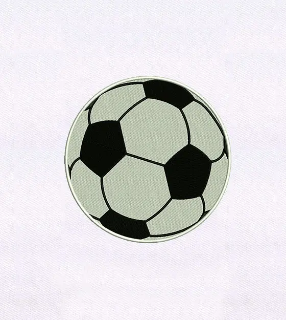Soccer Ball Embroidery Design