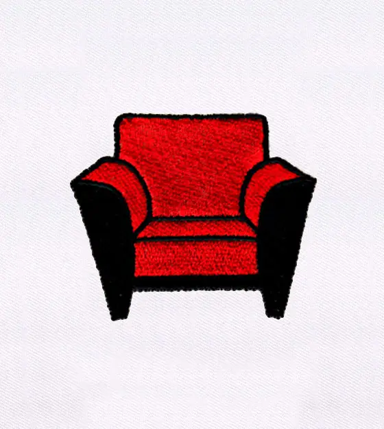 Single-Seater Sofa Embroidery Design