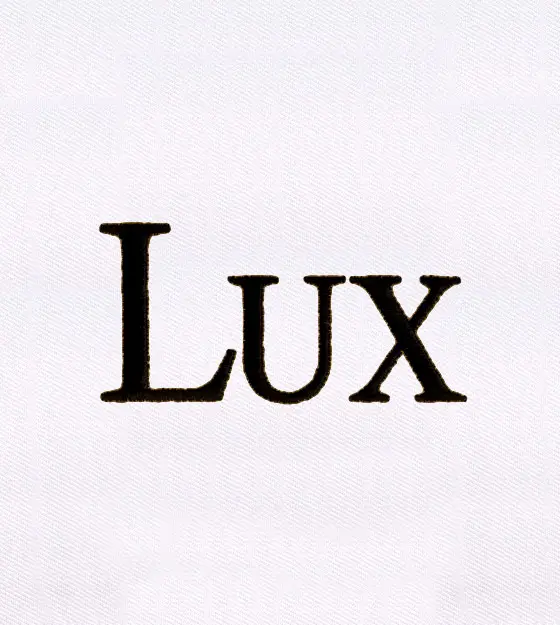 Lux Lettering Embroidery Design