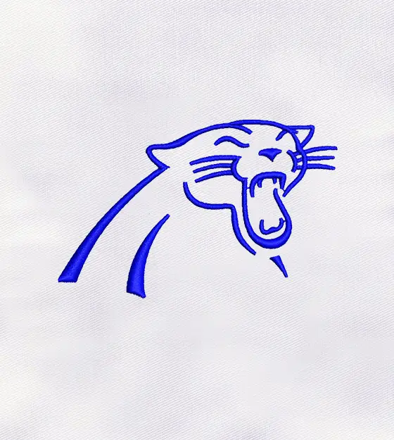 Magnificent Blood-curdling Roaring Tiger Embroidery Design