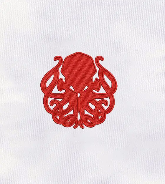 Giant Sea Tentacle Monster Octopus Embroidery Design