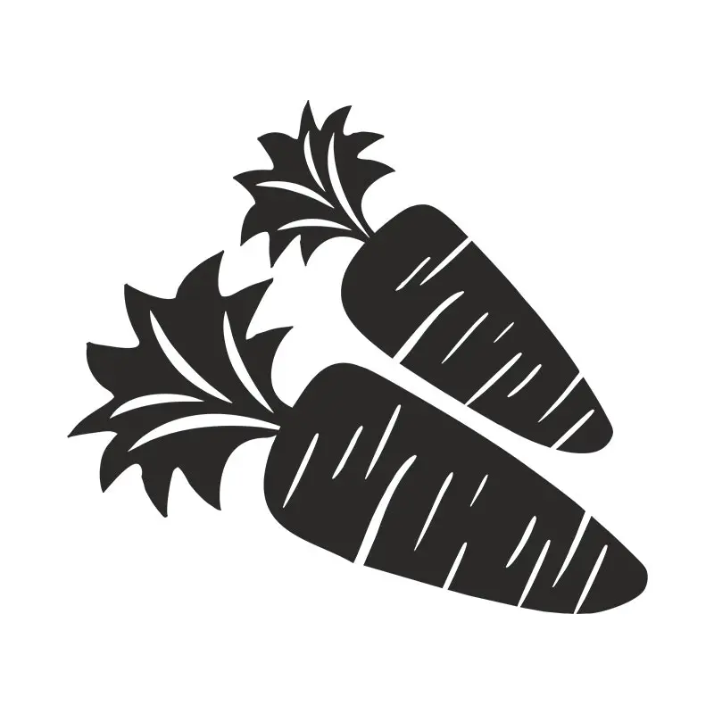 Carrots Silhouette Art