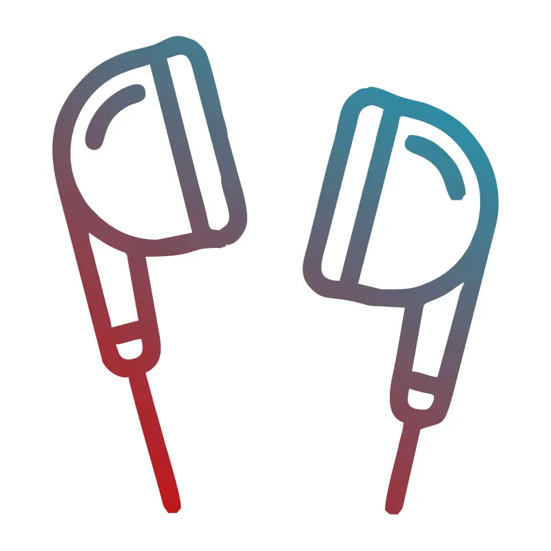 Earphones Vector Art