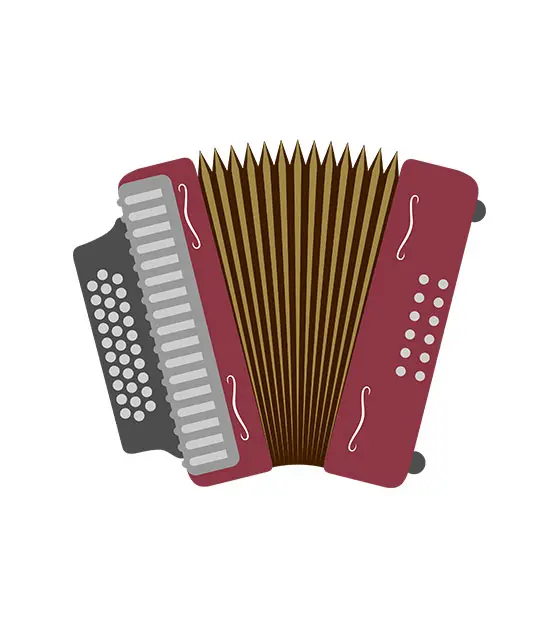 Accordion Vector Art