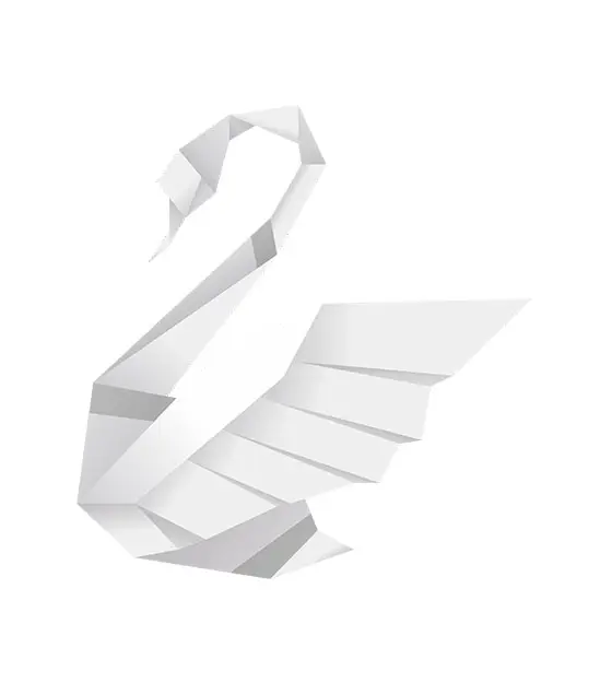 Swan Paper Vector Art