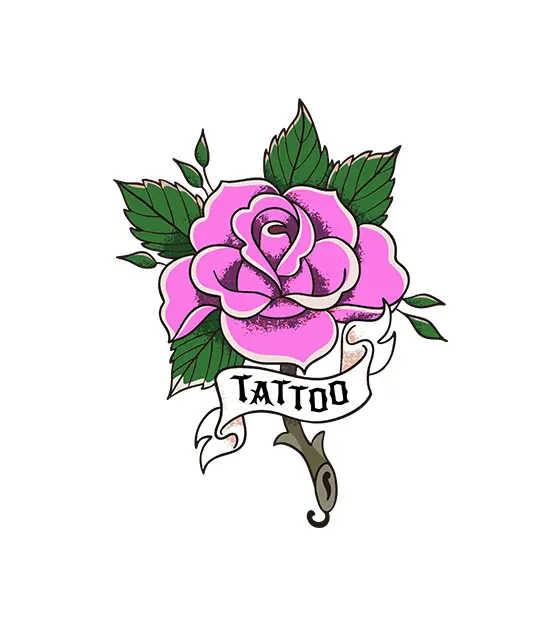 Rose Tattoo Vector