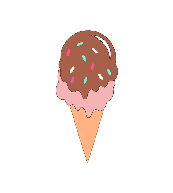 Ice Cone Vector