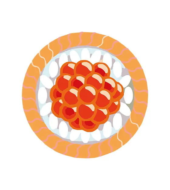 Fish Eggs Vector Art