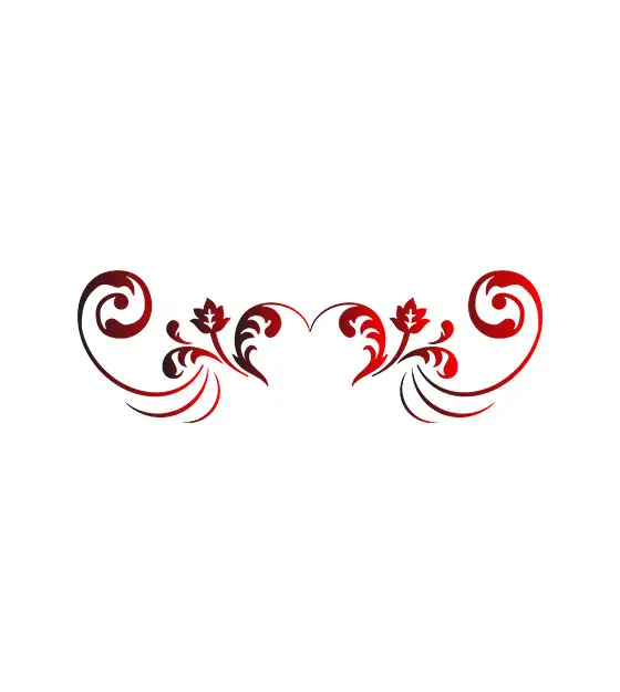 Floral Heart Vector