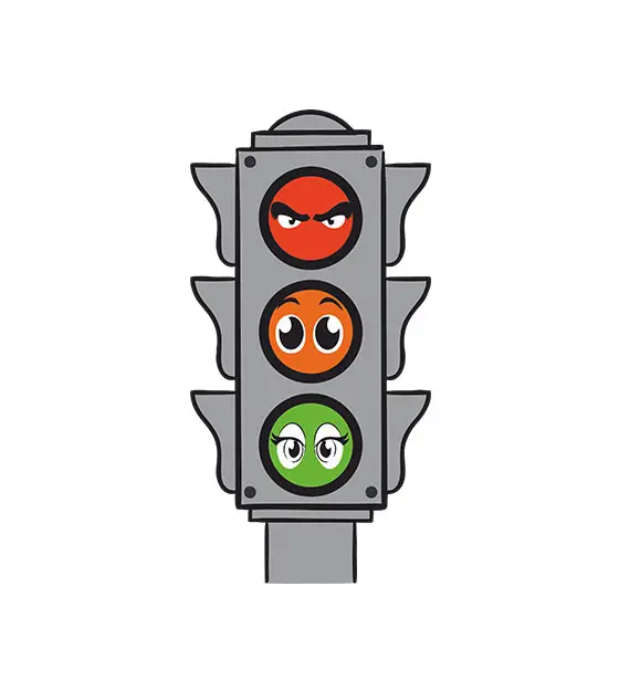 Traffic Signal Light Vector
