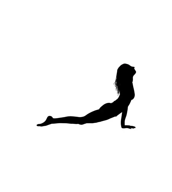 فن ظلال لوضعية اليوغا Bhujangasana