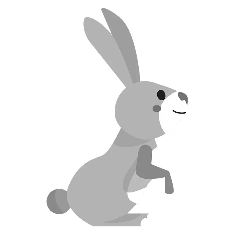 Bunny Rabbit Vector Art