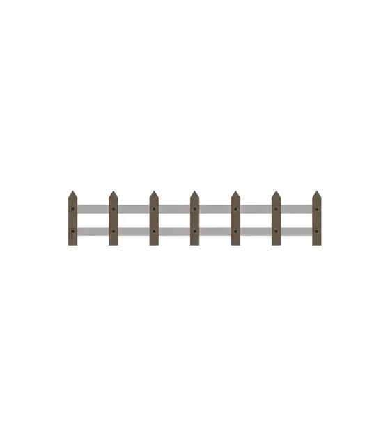 Wooden Cattle Fence Vector Art