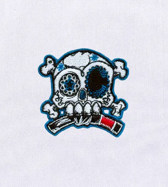 Creatively Kooky Skull Embroidery Design