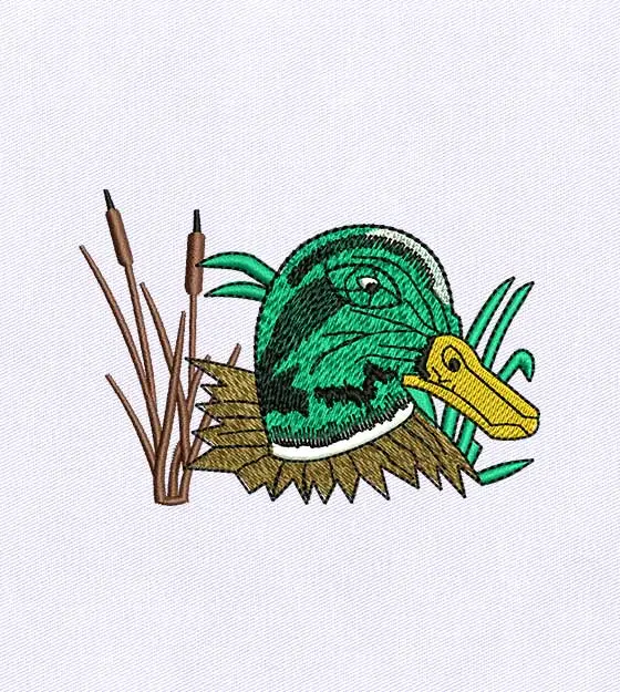 Exquisite Mallard Duck Embroidery Design