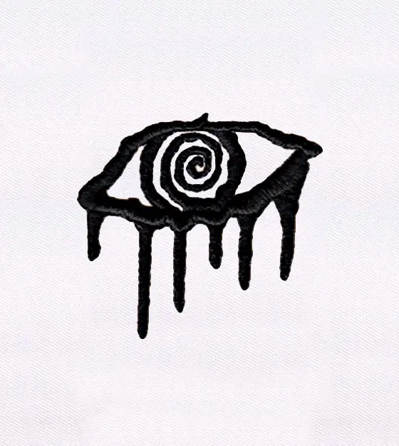 Mystifying Magical Black Eye Puff Embroidery Design