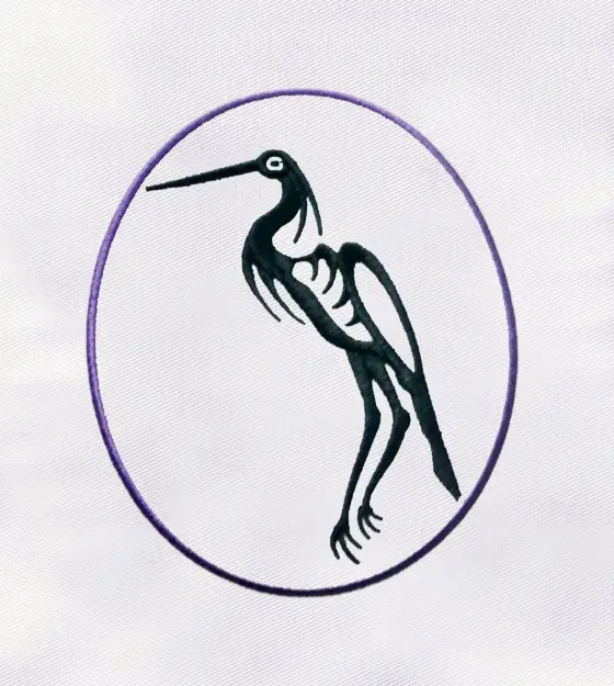 Great Blue Heron Machine Embroidery Design