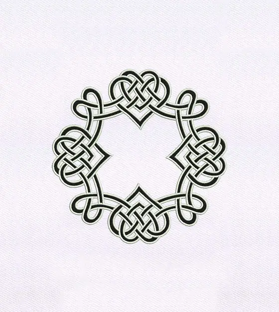 Special Intricately Weaved Quilting Embroidery Design