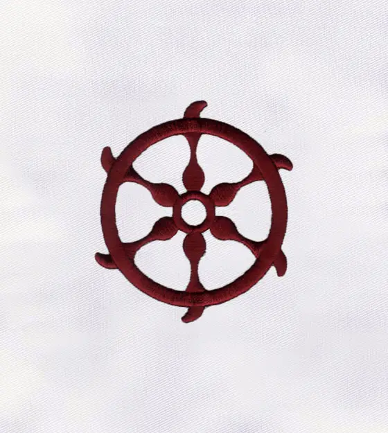 Yacht Wheel Machine Embroidery Design