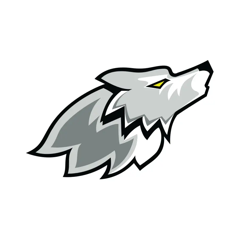 Free Classy Wolf Cartoon Vector Design