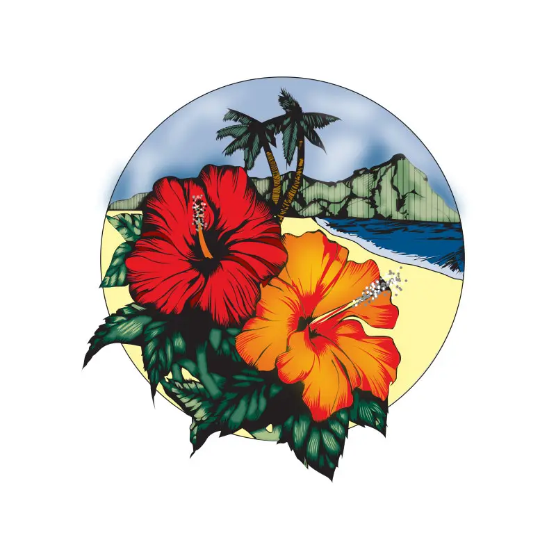 Free Bride Hawaii Pediatric Vector Design