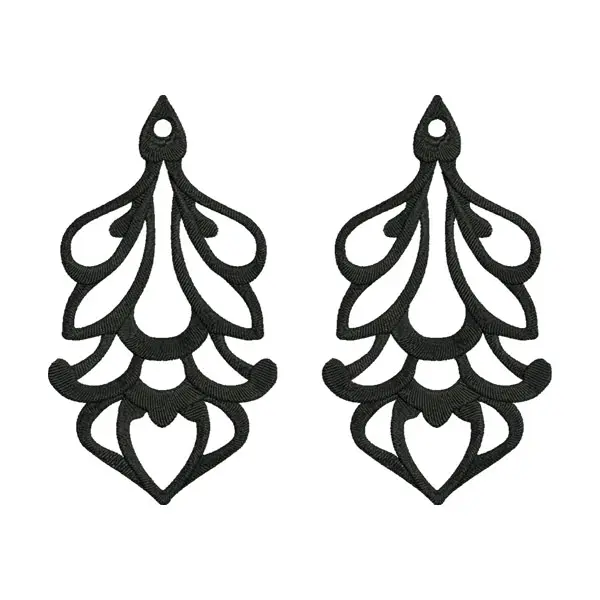 Lace Style Jewelry Pattern Embroidery Design