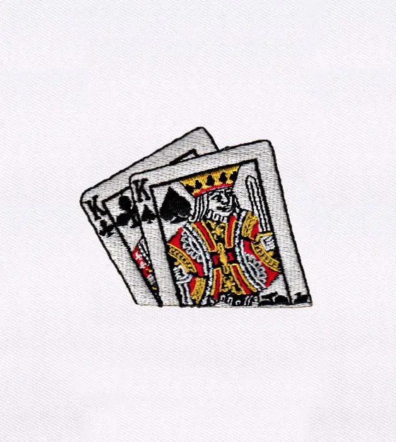 Poker Cards Embroidery Design