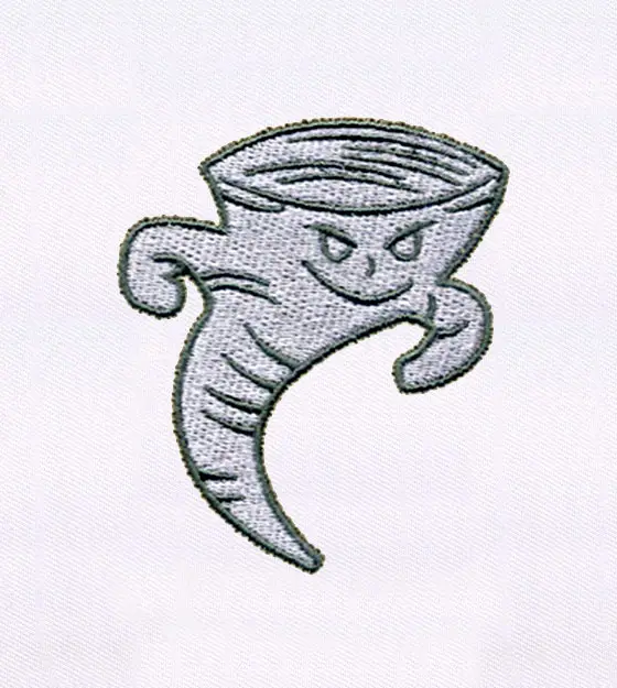 Tornado Mascot Embroidery Design